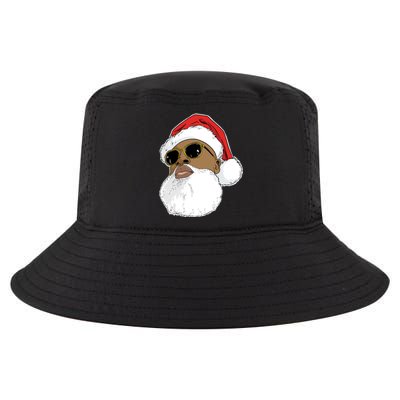 Black Hip Hop Santa Claus Novelty African American Santa Great Gift Cool Comfort Performance Bucket Hat