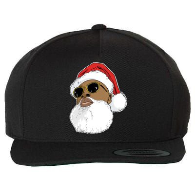 Black Hip Hop Santa Claus Novelty African American Santa Great Gift Wool Snapback Cap