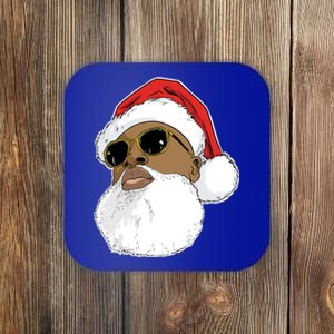 Black Hip Hop Santa Claus Novelty African American Santa Great Gift Coaster