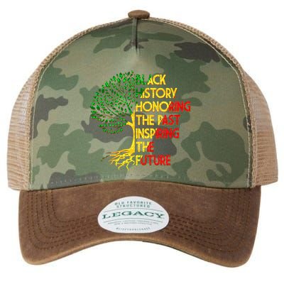 Black History Honoring The Past Inspiring The Future Tree Legacy Tie Dye Trucker Hat