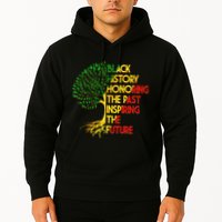 Black History Honoring The Past Inspiring The Future Tree Hoodie
