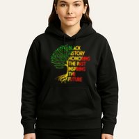 Black History Honoring The Past Inspiring The Future Tree Hoodie
