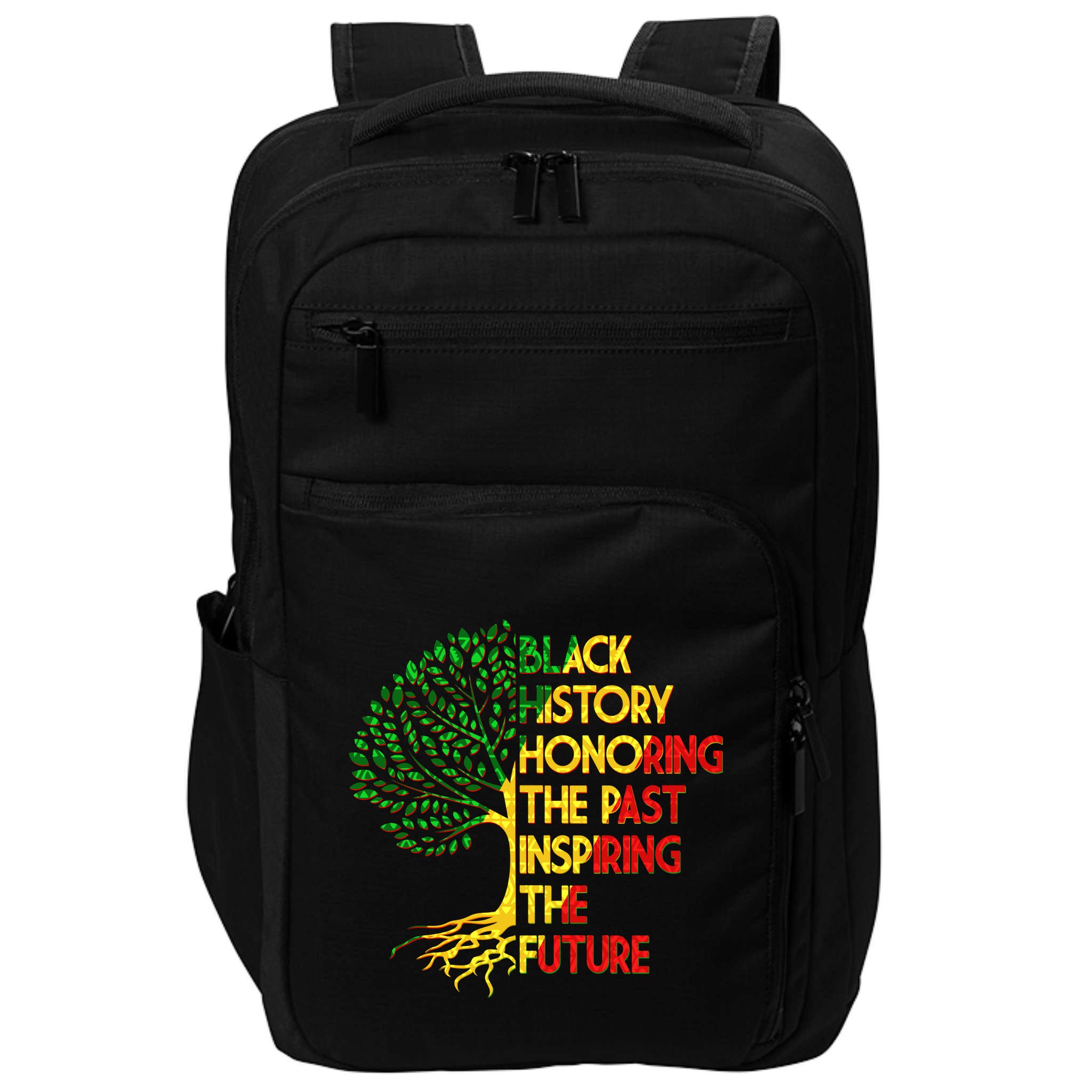 Black History Honoring The Past Inspiring The Future Tree Impact Tech Backpack