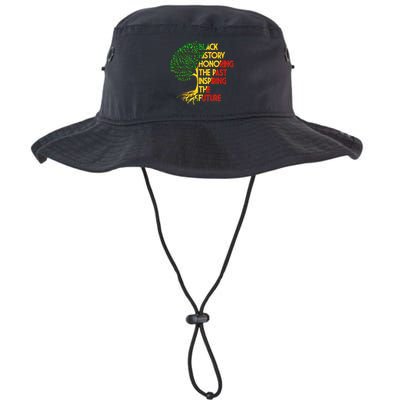 Black History Honoring The Past Inspiring The Future Tree Bucket Hat
