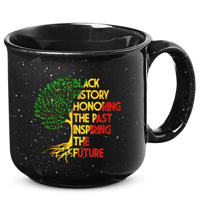 Black History Honoring The Past Inspiring The Future Tree 15oz Campfire Ceramic Mug