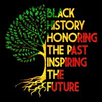 Black History Honoring The Past Inspiring The Future Tree Drawstring Bag