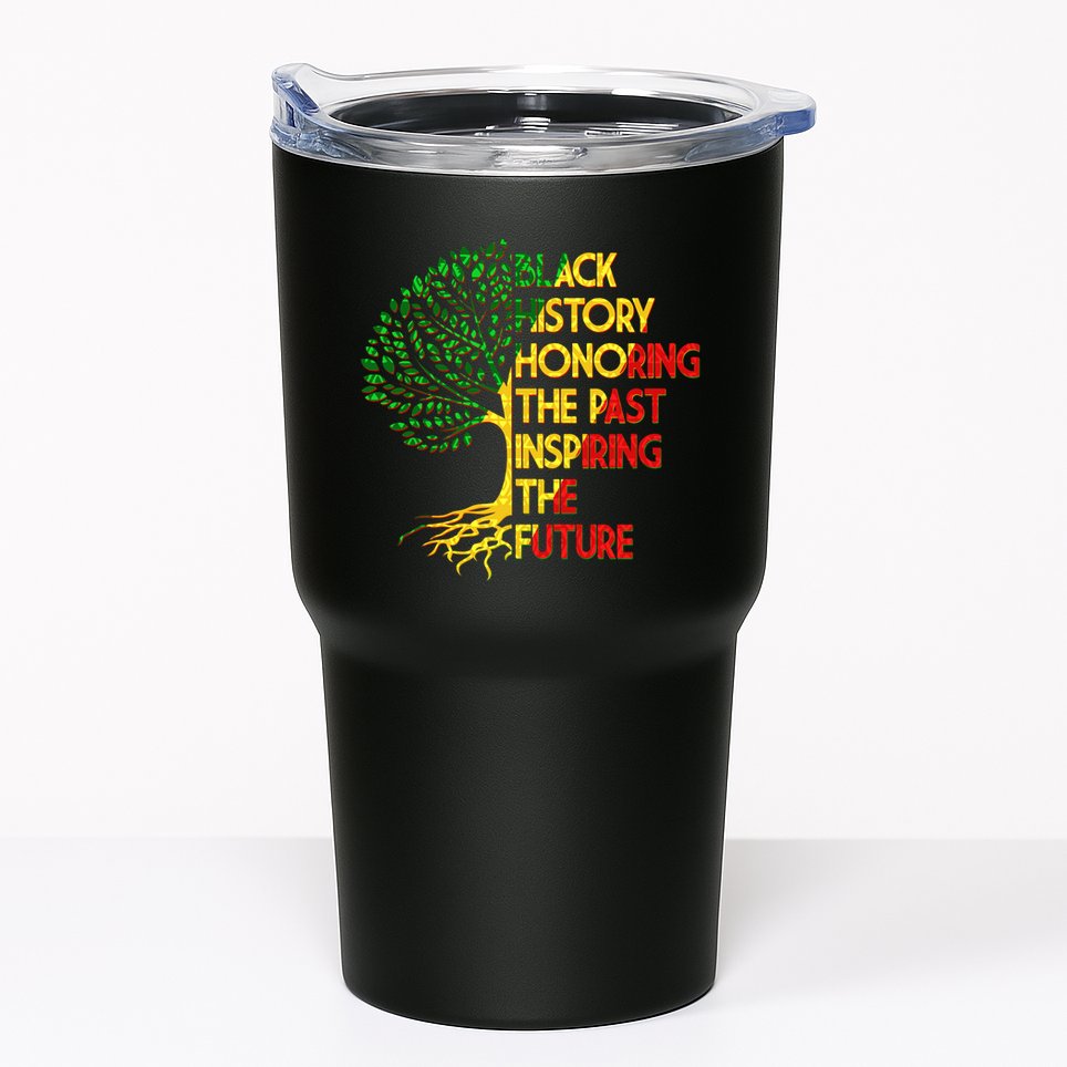 Black History Honoring The Past Inspiring The Future Tree Tumbler
