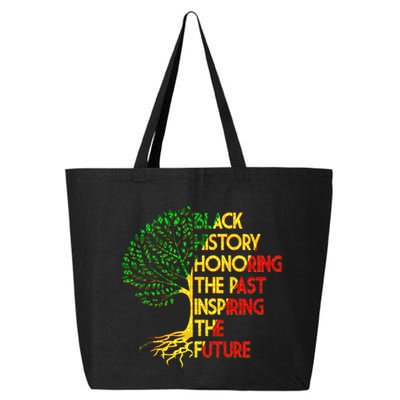 Black History Honoring The Past Inspiring The Future Tree 25L Jumbo Tote