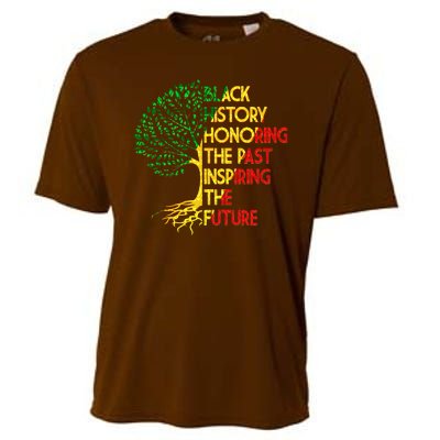 Black History Honoring The Past Inspiring The Future Tree Cooling Performance Crew T-Shirt