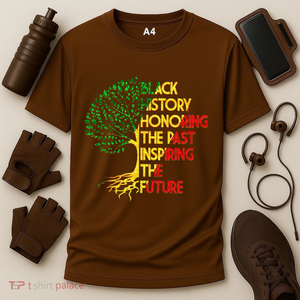 Black History Honoring The Past Inspiring The Future Tree Performance Shirt