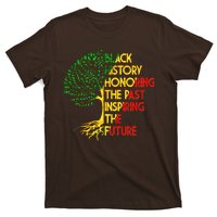 Black History Honoring The Past Inspiring The Future Tree T-Shirt