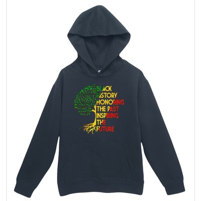 Black History Honoring The Past Inspiring The Future Tree Urban Pullover Hoodie