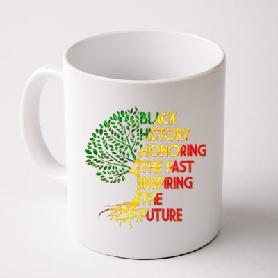 Black History Honoring The Past Inspiring The Future Tree Coffee Mug