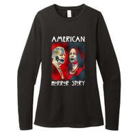 Biden Harris Horror American Zombie Story Halloween Womens CVC Long Sleeve Shirt