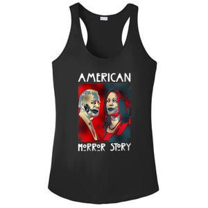 Biden Harris Horror American Zombie Story Halloween Ladies PosiCharge Competitor Racerback Tank