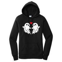 Boo Heart Halloween Couple Costume Girlfriend Boyfriend Women's Pullover Hoodie