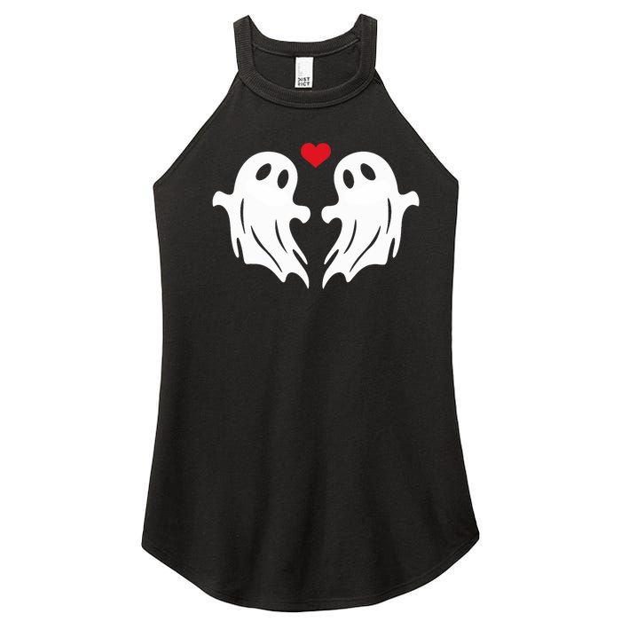 Boo Heart Halloween Couple Costume Girlfriend Boyfriend Women's Perfect Tri Rocker Tank