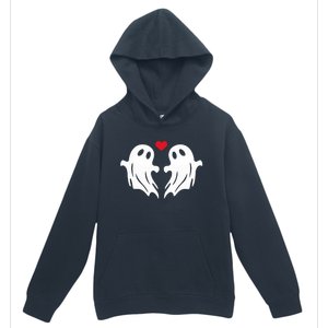 Boo Heart Halloween Couple Costume Girlfriend Boyfriend Urban Pullover Hoodie