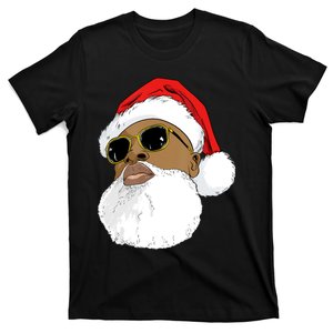 Black Hip Hop Santa Claus African American Santa Christmas T-Shirt