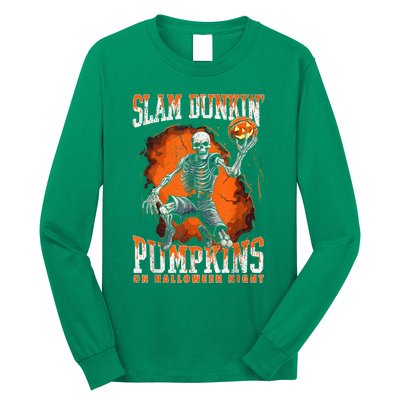 Basketballer Halloween Hoopster Halloween Basketball Player Long Sleeve Shirt