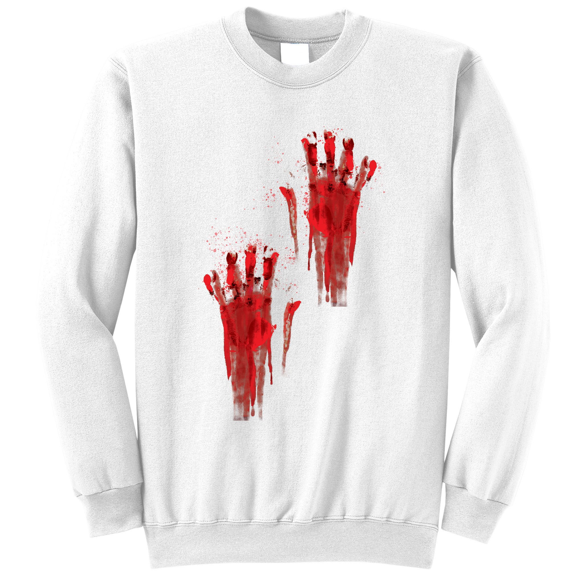 Bloody Hand Halloween Sweatshirt