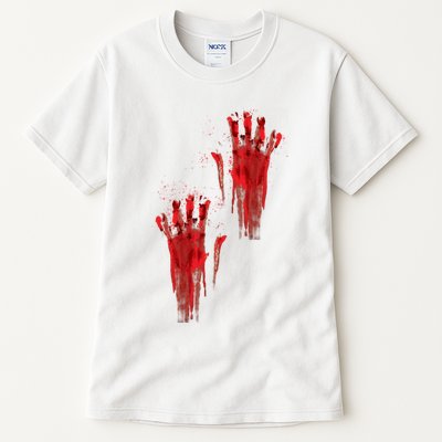 Bloody Hand Halloween Tall T-Shirt