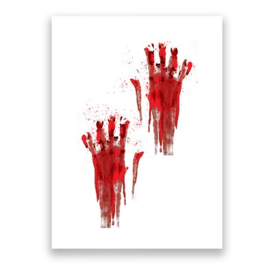 Bloody Hand Halloween Poster