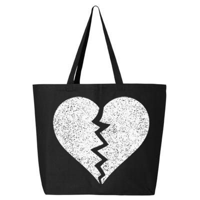 BROKEN HEART HEARTBREAK HEARTBROKEN BREAK 25L Jumbo Tote