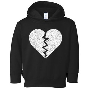 BROKEN HEART HEARTBREAK HEARTBROKEN BREAK Toddler Hoodie