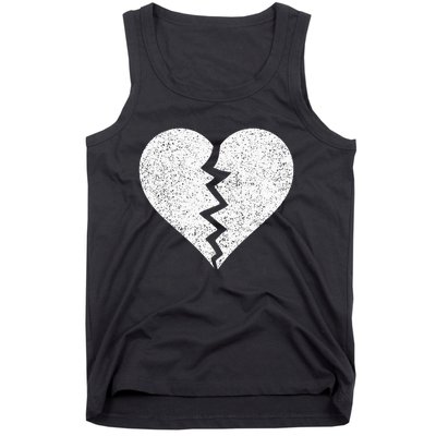 BROKEN HEART HEARTBREAK HEARTBROKEN BREAK Tank Top