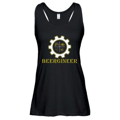 Beergineer Homebrew Home Brewing Craft Beer Brewmasters Gift Ladies Essential Flowy Tank