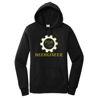 Beergineer Homebrew Home Brewing Craft Beer Brewmasters Gift Women's Pullover Hoodie