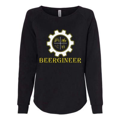 Beergineer Homebrew Home Brewing Craft Beer Brewmasters Gift Womens California Wash Sweatshirt