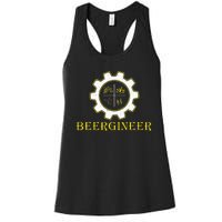 Beergineer Homebrew Home Brewing Craft Beer Brewmasters Gift Women's Racerback Tank