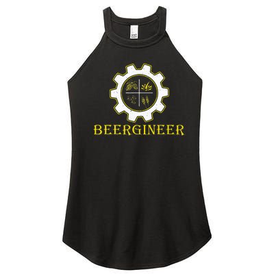 Beergineer Homebrew Home Brewing Craft Beer Brewmasters Gift Women's Perfect Tri Rocker Tank