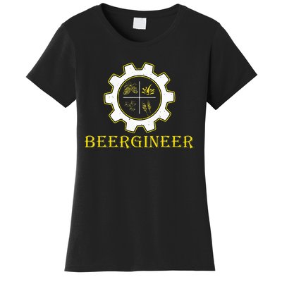 Beergineer Homebrew Home Brewing Craft Beer Brewmasters Gift Women's T-Shirt