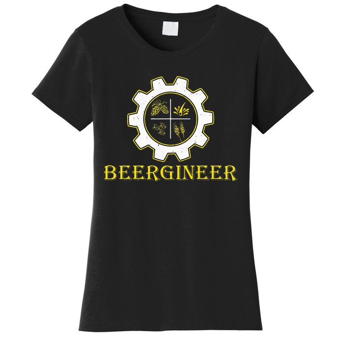 Beergineer Homebrew Home Brewing Craft Beer Brewmasters Gift Women's T-Shirt