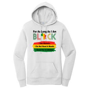 Black History Historic Month Women's Pullover Hoodie