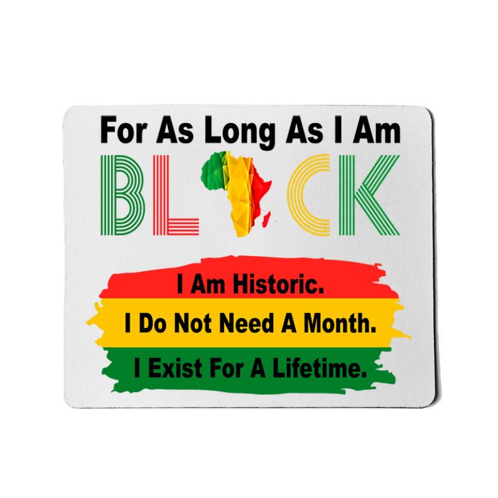 Black History Historic Month Mousepad