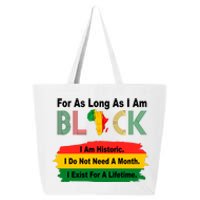 Black History Historic Month 25L Jumbo Tote