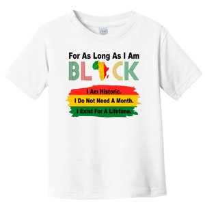 Black History Historic Month Toddler T-Shirt