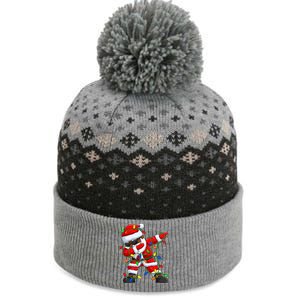 Black Hip Hop Afro American Dabbing Santa Xmas Tree Lights Gift The Baniff Cuffed Pom Beanie