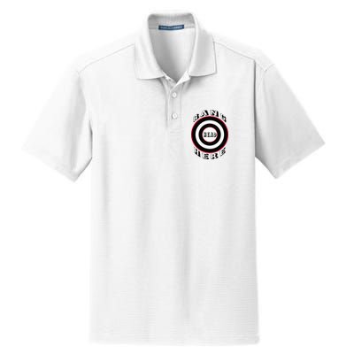 Bang Head Here Funny Stress Reduction Humor Dry Zone Grid Polo