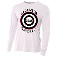 Bang Head Here Funny Stress Reduction Humor Cooling Performance Long Sleeve Crew