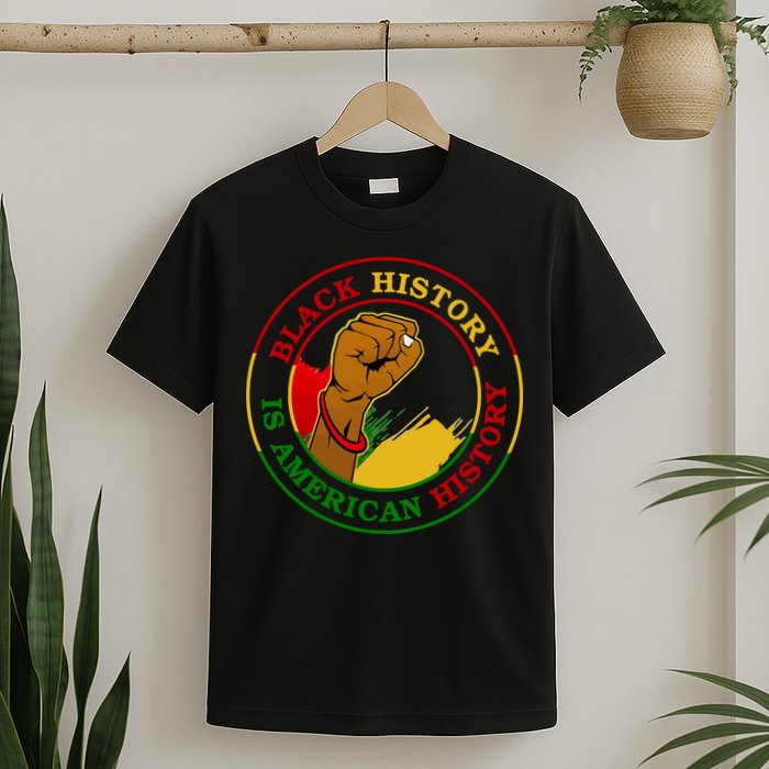 Black History Is American History Fist T-Shirt