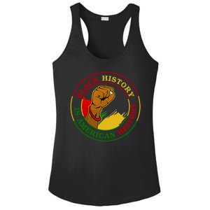 Black History Is American History Fist Ladies PosiCharge Competitor Racerback Tank