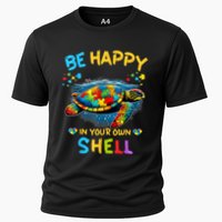 Be Happy In Your Own Shell Autism Awareness Turtle Performance Shirt