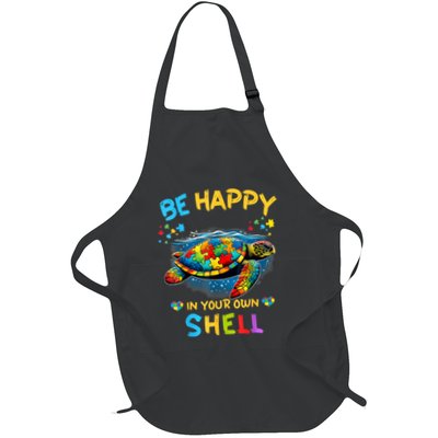 Be Happy In Your Own Shell Autism Awareness Turtle Apron