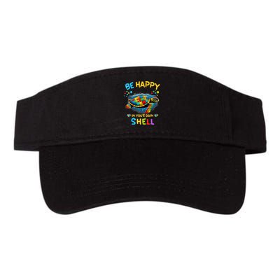 Be Happy In Your Own Shell Autism Awareness Turtle Visor