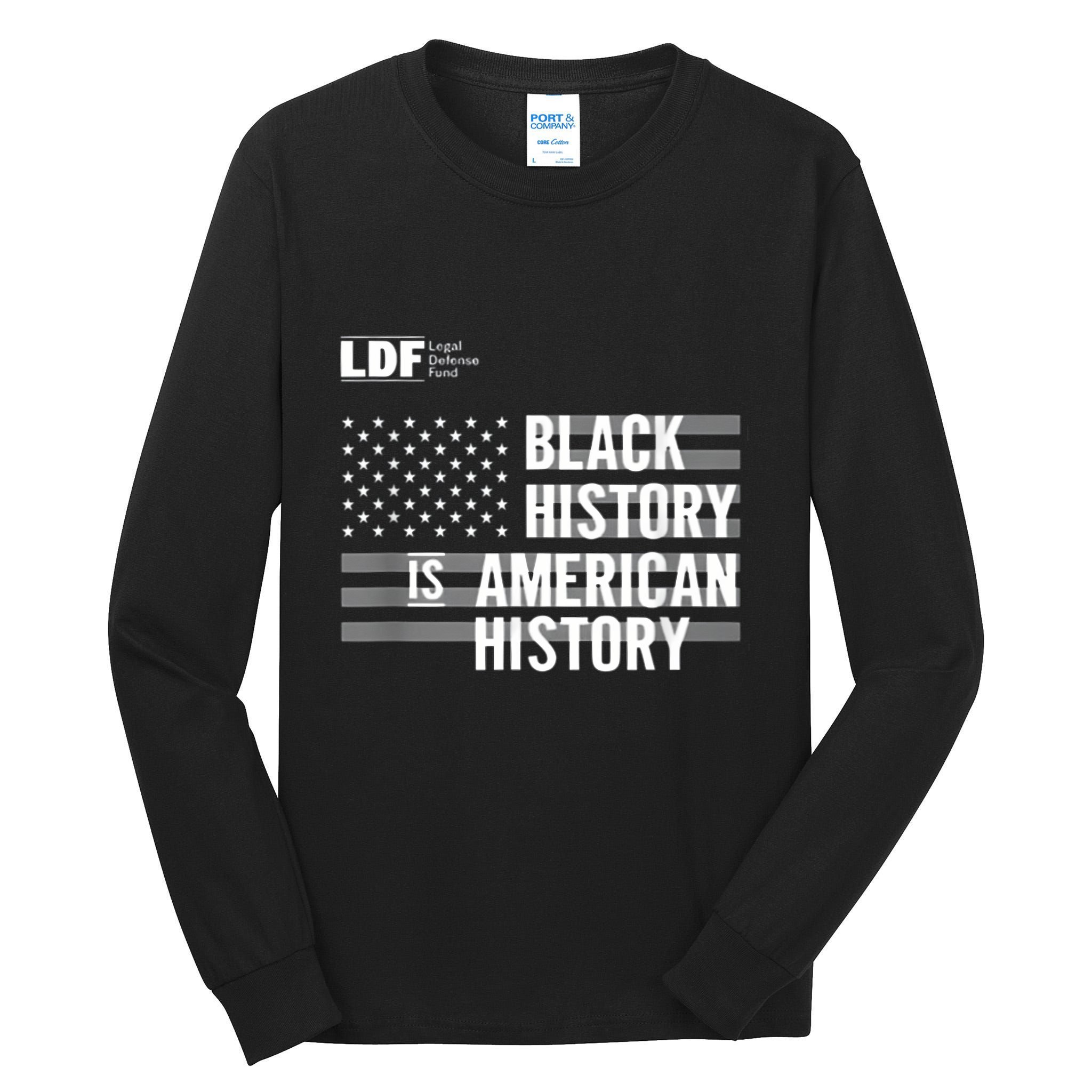 Black History Is American History Ldf Tall Long Sleeve T-Shirt